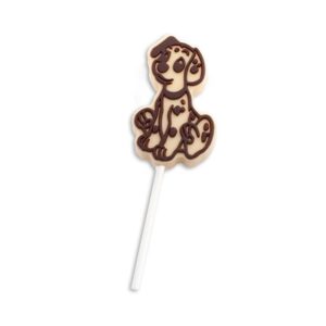 E. Wedel chocolate lollipop - dog's paw