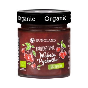 Organic 80% fruit cherry jam